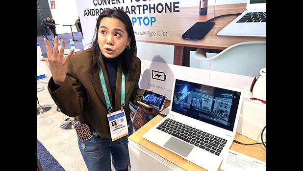 Kittika Amornpimon explains how your Android device can be upgraded to a full sized computer with the I-View Sharebook