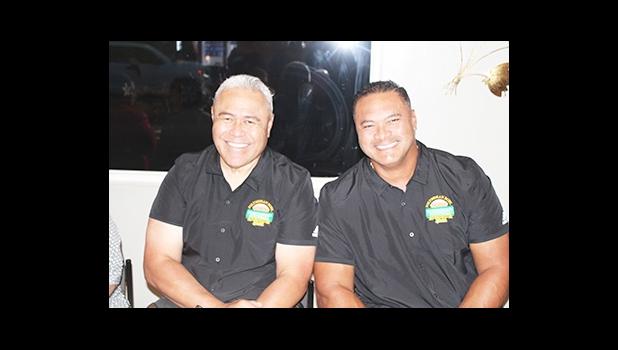 Seiuli Jesse Sapolu (left) and Ma’a Tanuvasa.