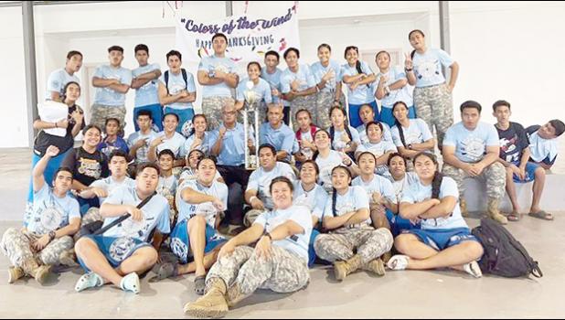 Samoana High School JROTC team