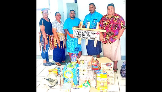 Donation ceremony at Kanana Fou