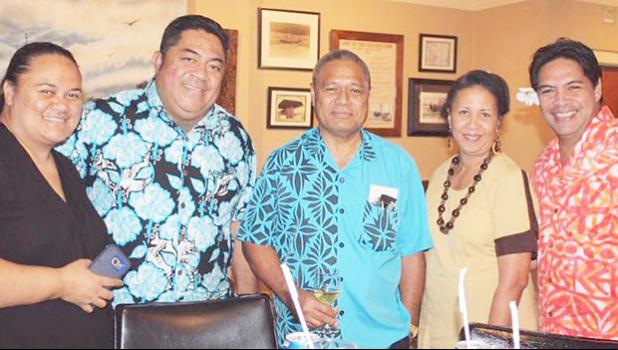 Auseugaefa M.F. Va’asatia Poloma Komiti (third from left) 