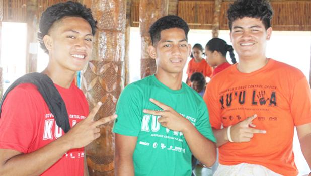 Seen here are some participants of the open-air concert