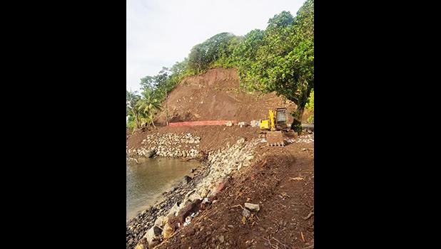 landslide area at Asili