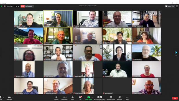 Some of the participants in last Thursday’s virtual meeting