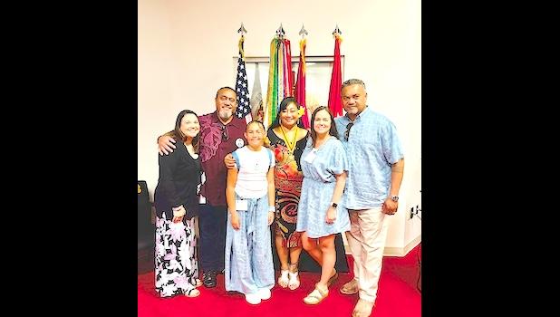 Col. Tavai’s family
