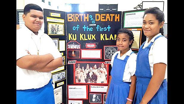 Leatele Elementary School students at an earlier History Day competition