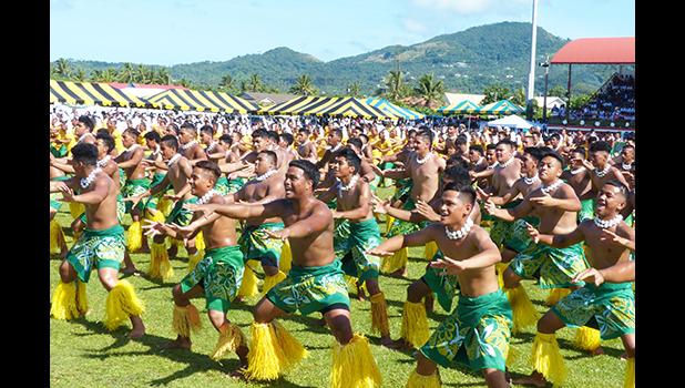 Leone Boys entertain at Flag Day