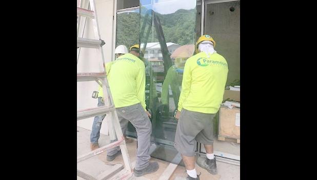 lifting glass