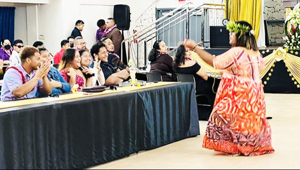 Lisha Atofau dancing