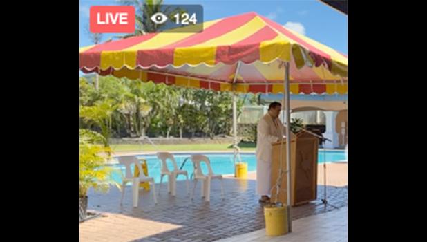 Still shot from live feed