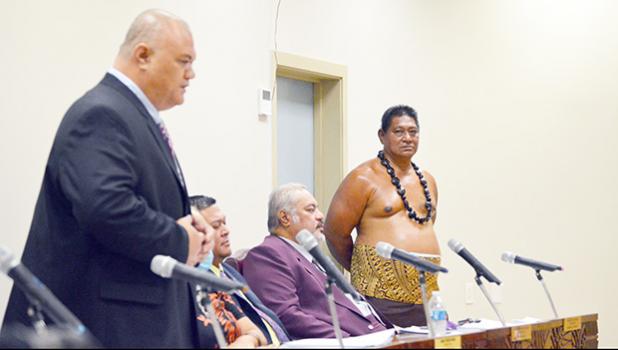 Ituau District Faipule Logoitaua Mark Atafua