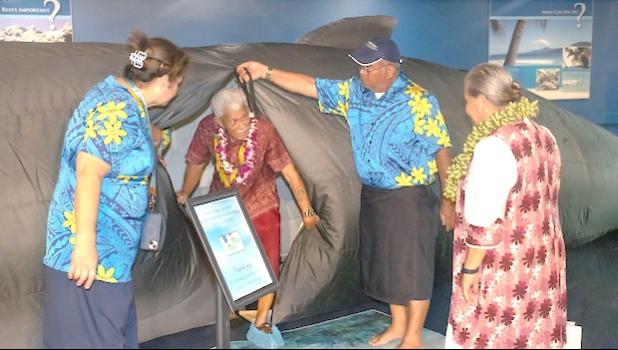 Lt. Gov. Pulumataala Ae Ae Jr at “Meet Fetulagi” exhibit