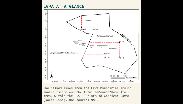 Large Vessel Prohibited Area graphic