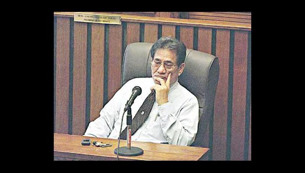 Magalei said that the reality is that the government will not be able to collect the projected amount. Senator Magalei Logovii