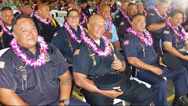 Majors honored at a DPS ceremony