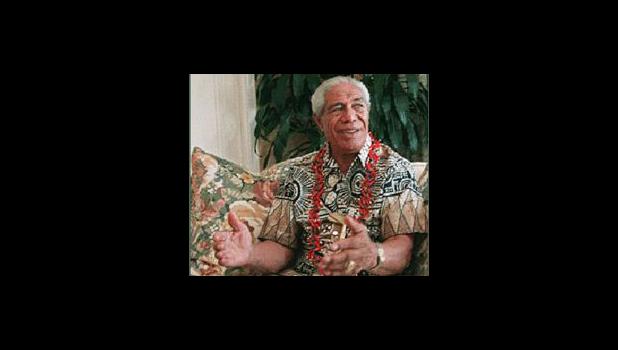 The late Malietoa Tanumafili II