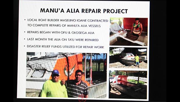 A screenshot of the presentation by Department of Marine and Wildlife Resources director, Va’amua Henry Sesepasara on Wednesday at the 178th Meeting of the Western Pacific Regional Fisheries Management Council.