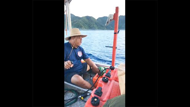 Captain of an alia making its way at sea.