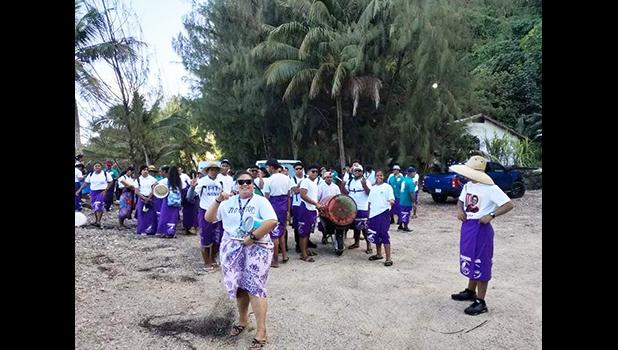 Manu'a high school students and faculty