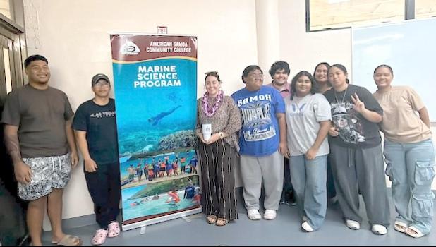 MSC100 students enrolled in the Marine Option Program at ASCC