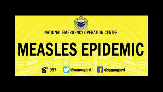 Measles epidemic poster