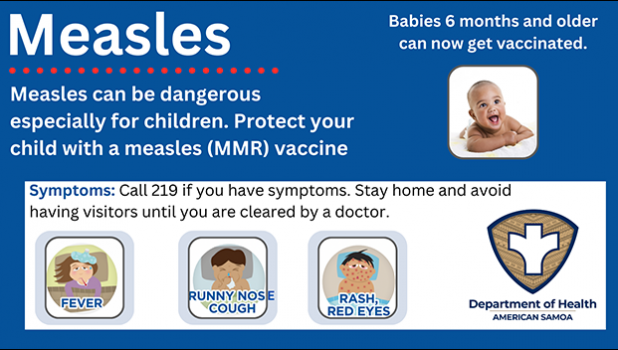 DOE will be working collaboratively with Dept. of Health staff to ensure that all school children are fully vaccinated Measles graphic