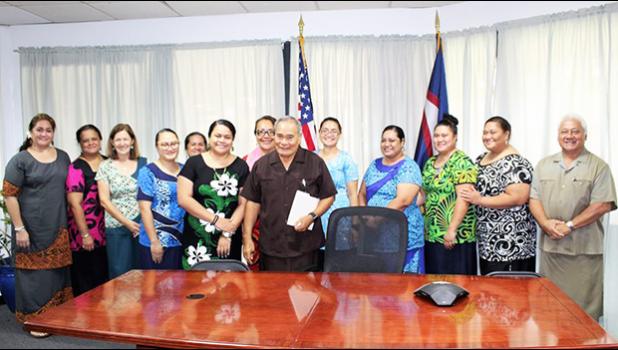 Medical students with ASG officials