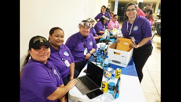 Medicaid staff at the airport on the night of the charter flight