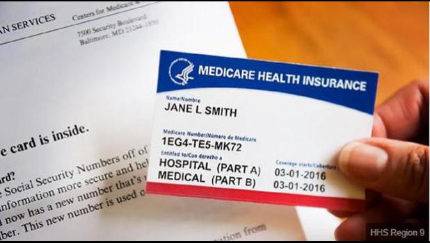 Photo of Medicare card
