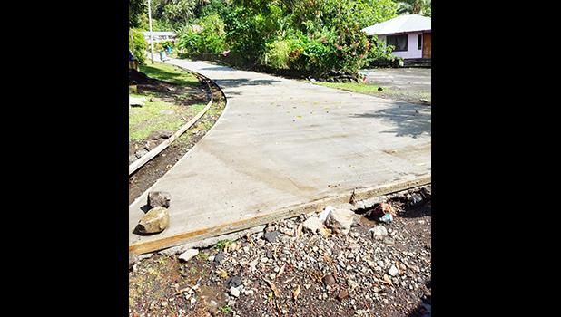 Road work at Mesepa