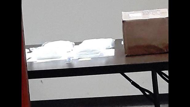The four baggies and the box they came in.
