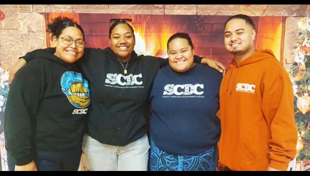 Lesa Tagaloa, Rose Mitchell, Annie Seuseu and Jason Savea 