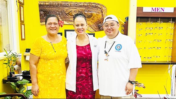 [l-r] Faiilagi Poufa-Faiai; Dr. Laloasi Petaia-Steffany, Phillip Iosefo 