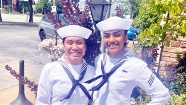 Seaman Afioga Elisara and Seaman Lolua Leomiti