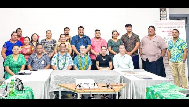 Nevada National Guard with Samoa emergency personnel