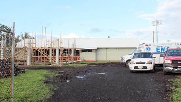 EMS Western Dist. station under construction