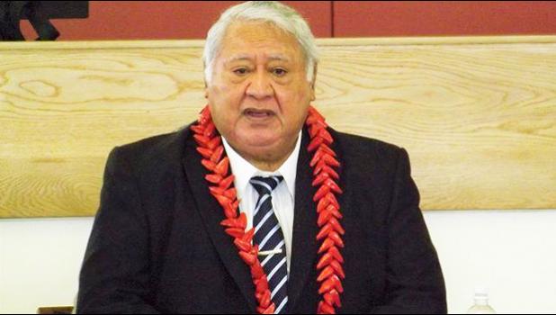 Prime Minister Tuilaepa Sailele Malielegaoi.