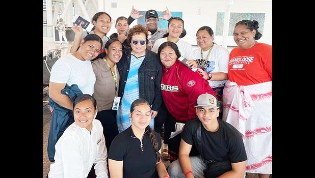 Amata with Youth Challenge students