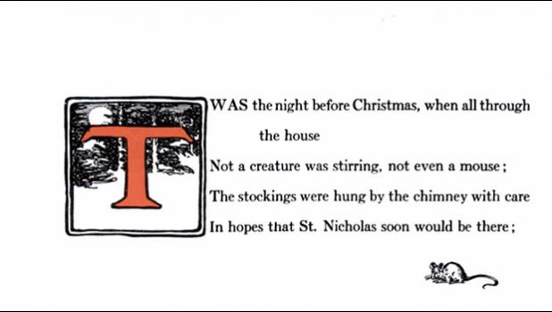 Night before Christmas text