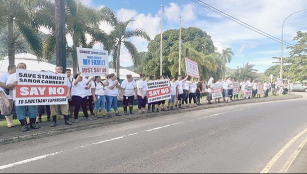 Demonstation against expansion of PRIA