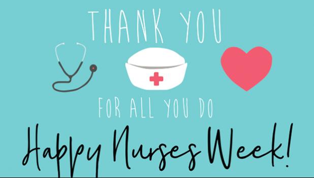 Thank you to America’s four million registered nurses, and our wonderful local nurses here in the islands that we depend on. This year’s national theme is, ‘You Make a Difference.’ Natl Nurses Week banner