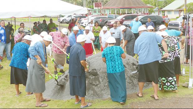 Nu’uuli Village Road-Coconut Point project groundbreaking