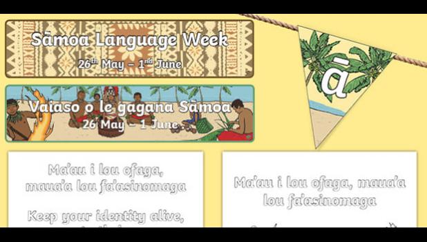 Samoan language poster
