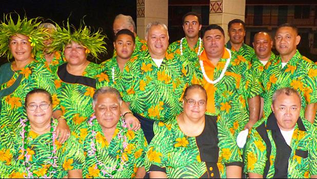 Delegates, including church ministers, representing parishes in New Zealand