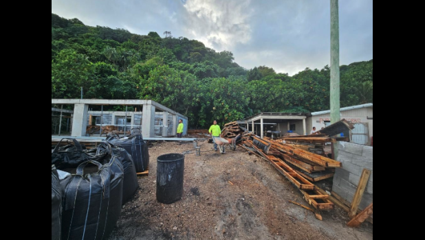 OFU WHARF TERMINAL BUILDING CONSTRUCTION SITE