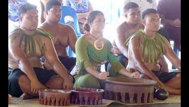 ASCC students performing the ava ceremony
