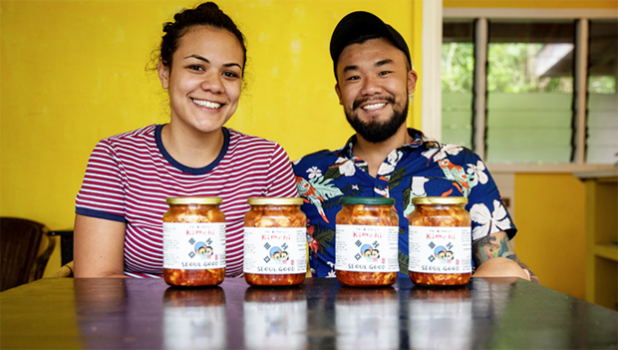 Tailani Salanoa and Dave Chung