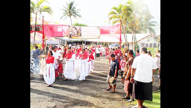 Palm Sunday procession