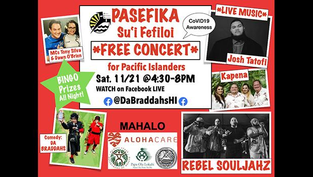 “Pasefika Su‘i Fefiloi” Virtual Concert banner