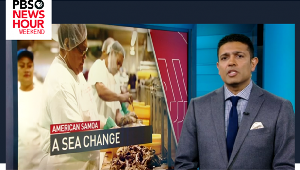Screenshot from PBS New Hour Weekend